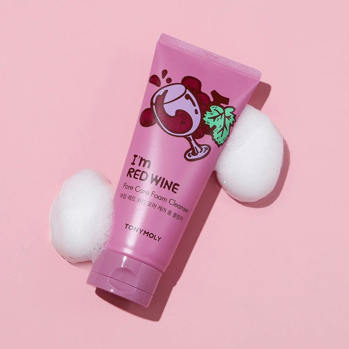Tonymoly - I'm Red Wine Pore Care Foam Cleanser 180ml