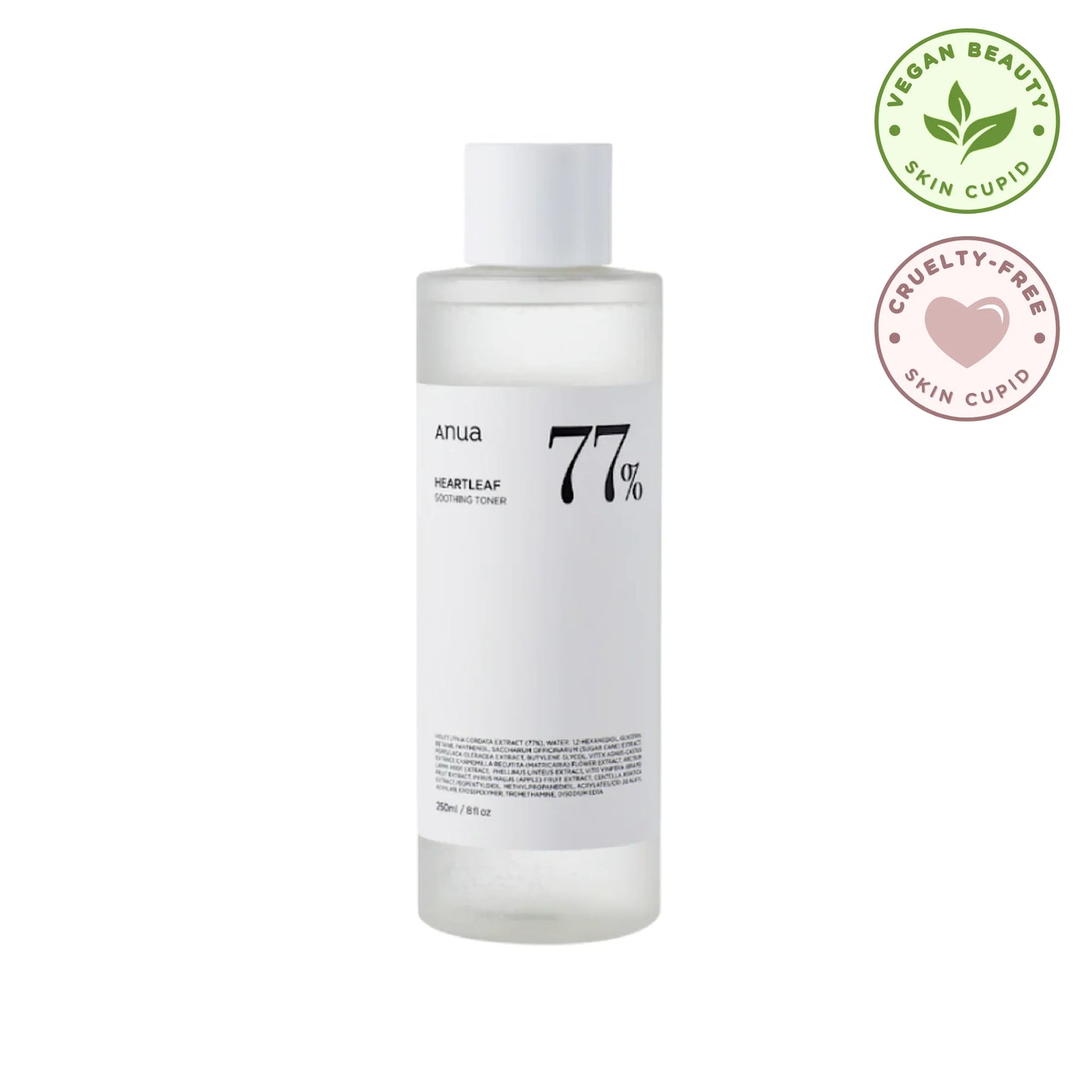 ANUA - HEARTLEAF 77% SOOTHING TONER 250ml