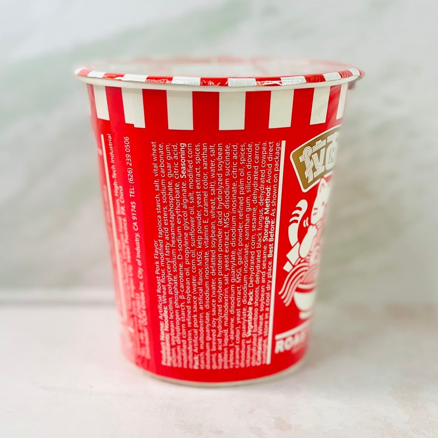 Artificial Roast Pork Flavor Ramen Cup
