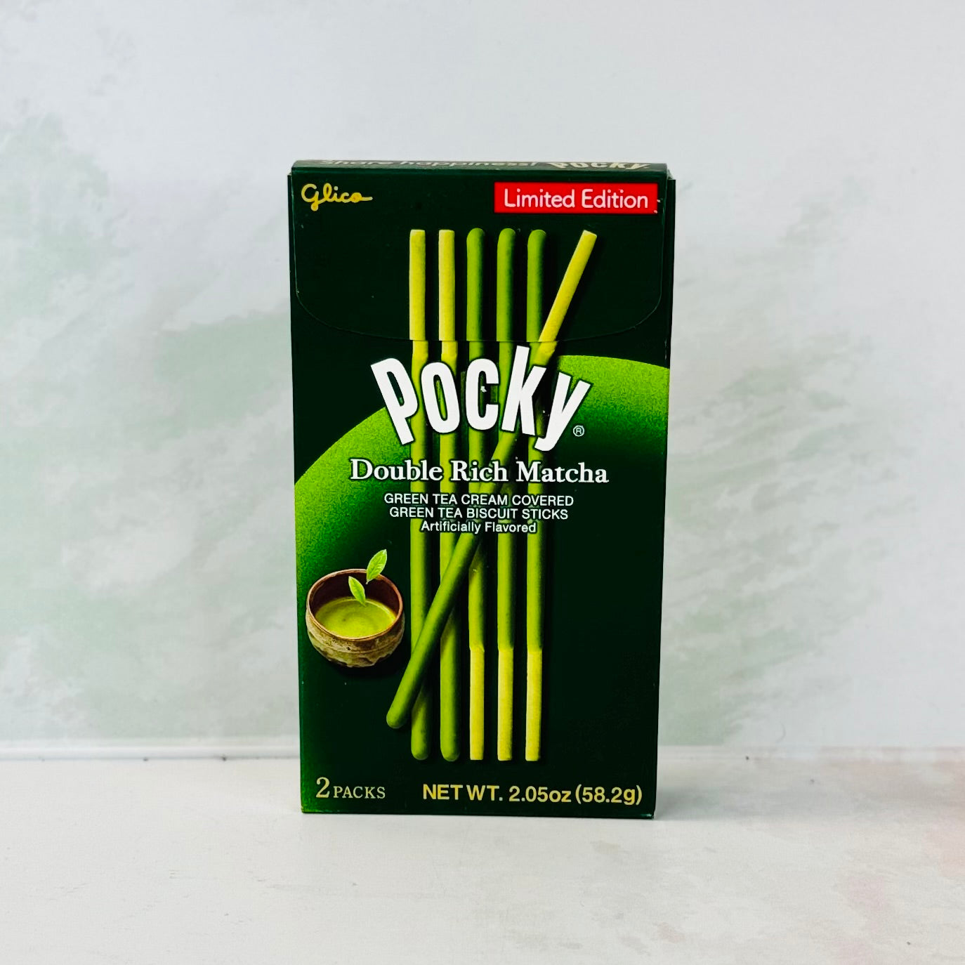 Pocky matcha doble