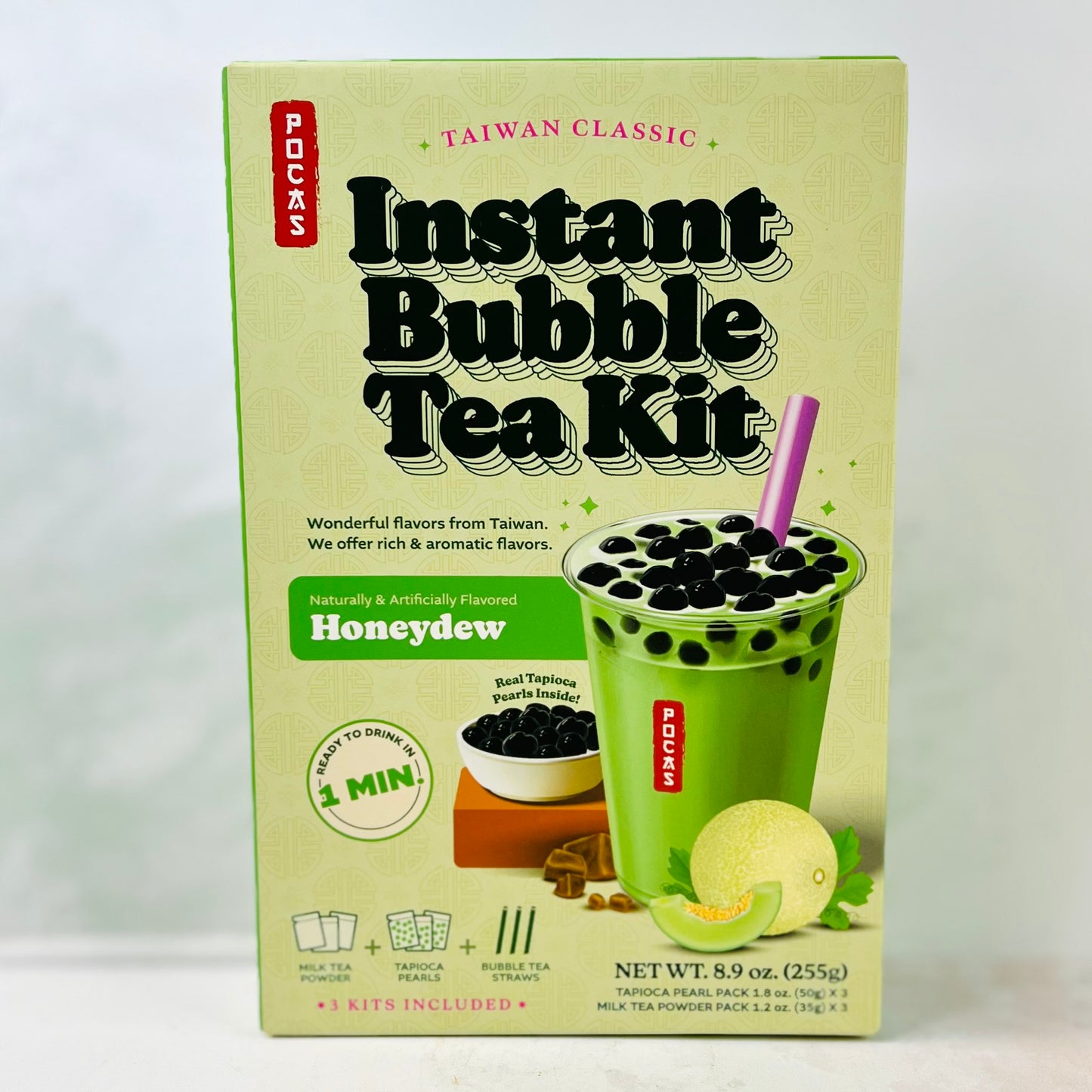 Instant Bobba Tea Honeydew Kit