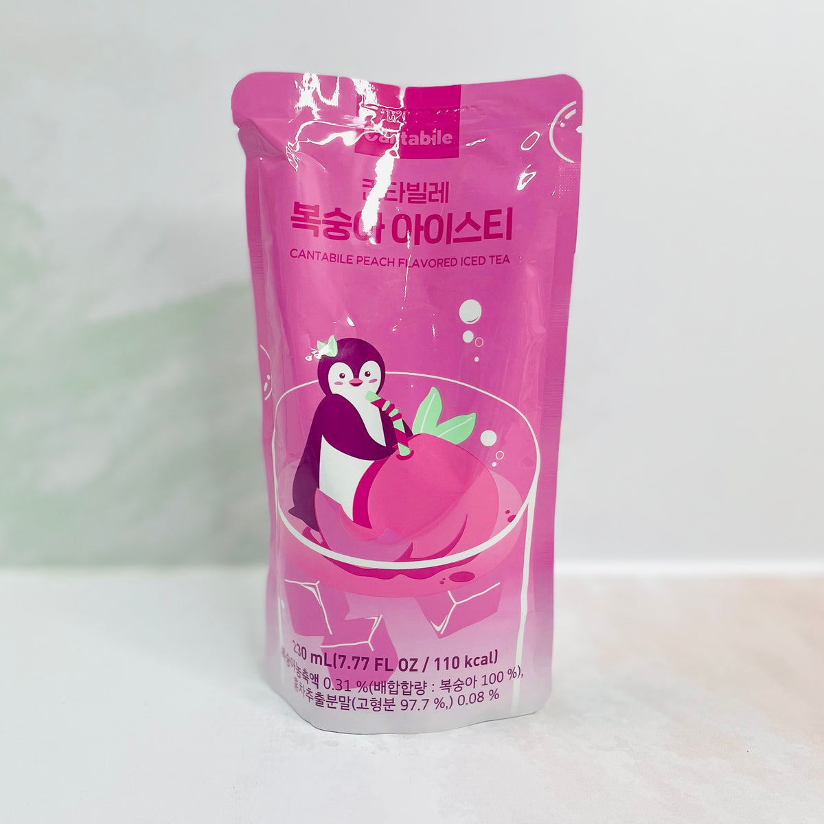 Pouch Korean Drink - Peach Ade