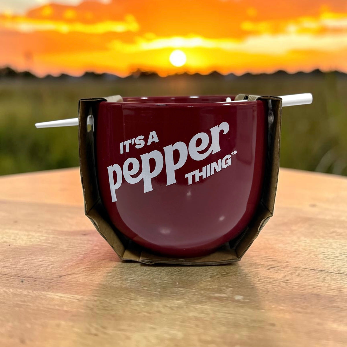 Ceramic Bowl - Dr. Pepper 🥤