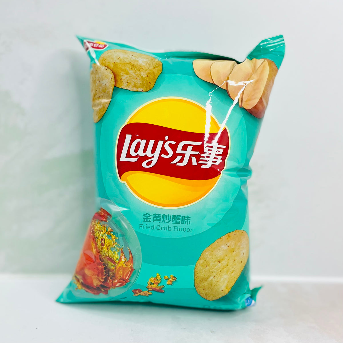 Lays Fried Crab Flavored