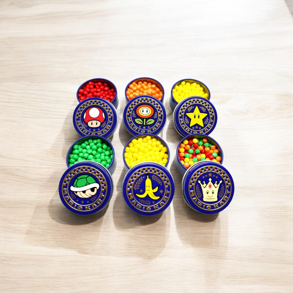 Mario kart - Mystery Item Box (racing cup candy tin)
