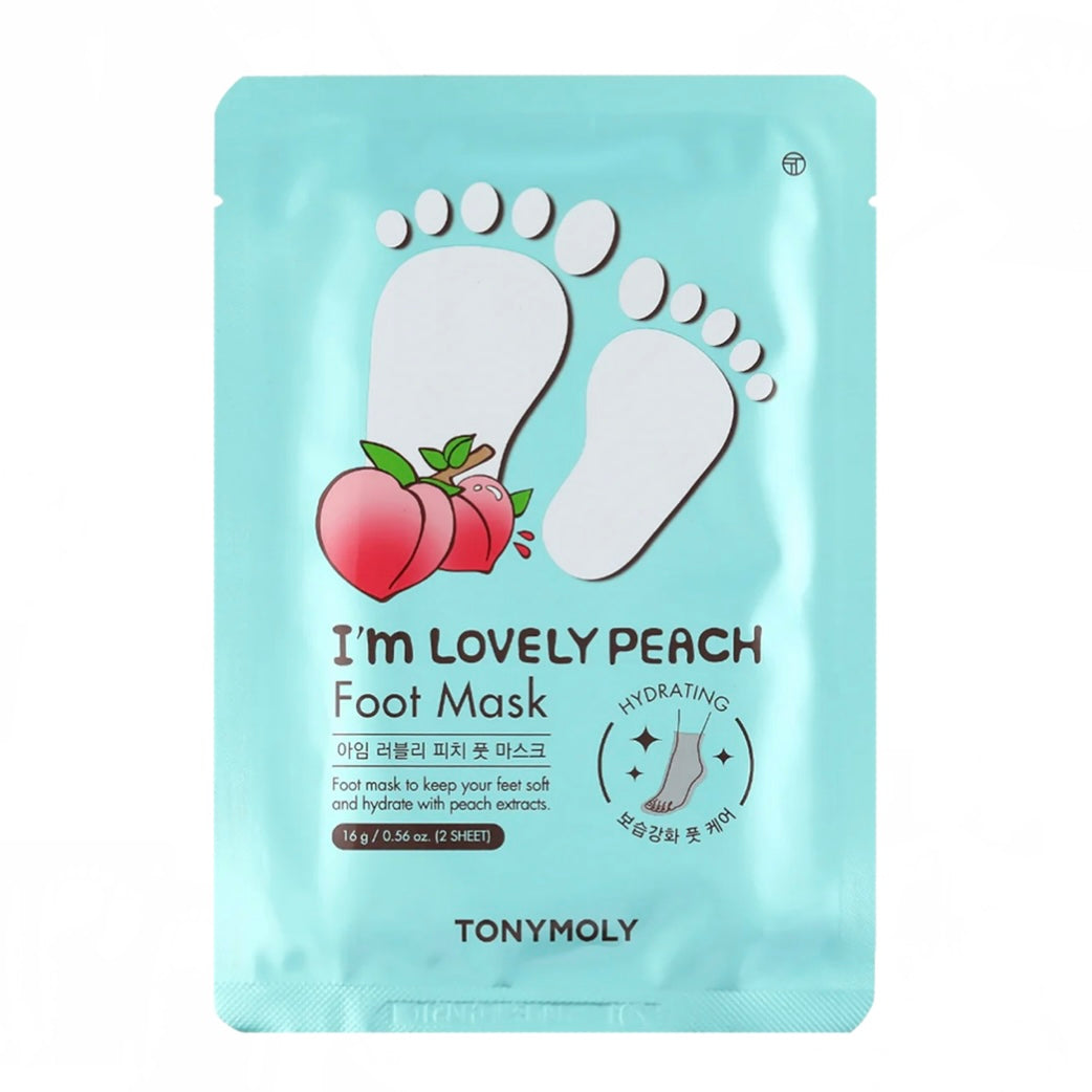 TONYMOLY - Lovely Peach Foot Mask