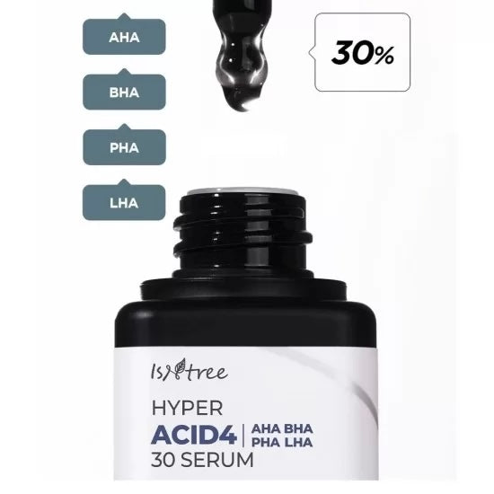 Isntree - Hyper Acid 4 AHA BHA PHA LHA 30 Serum/Exfoliant 20ml