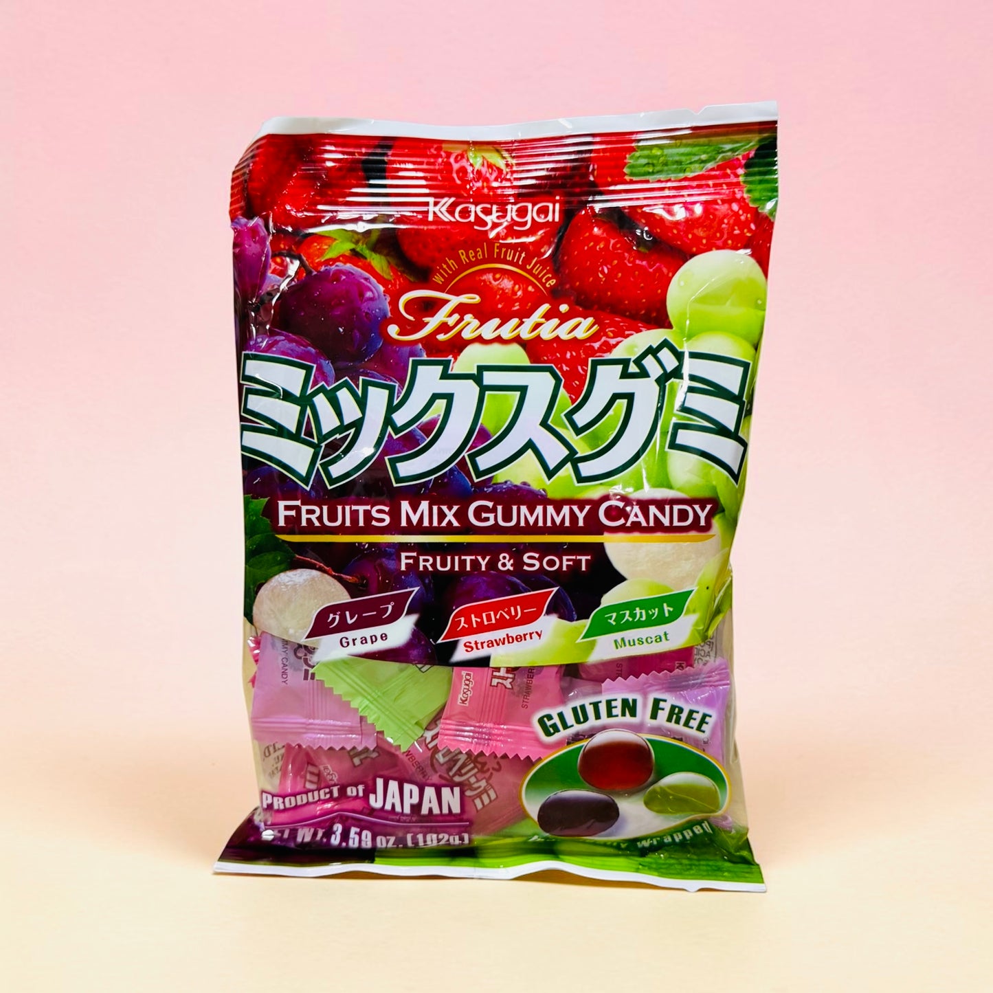 Kasugai - Fruit Mix Gummy Candy
