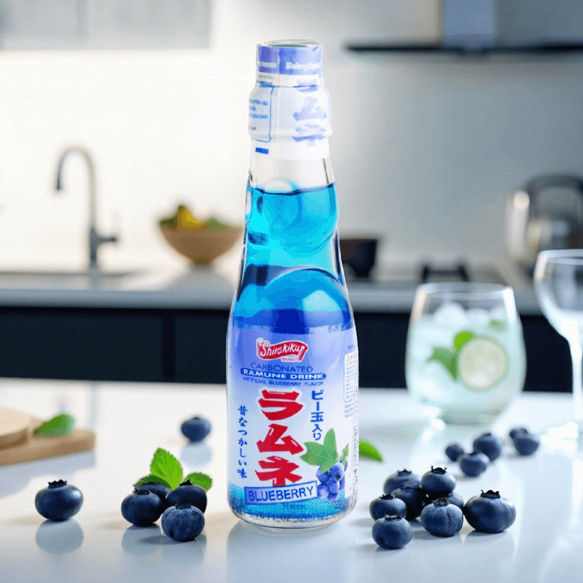 Ramune blueberry flavor