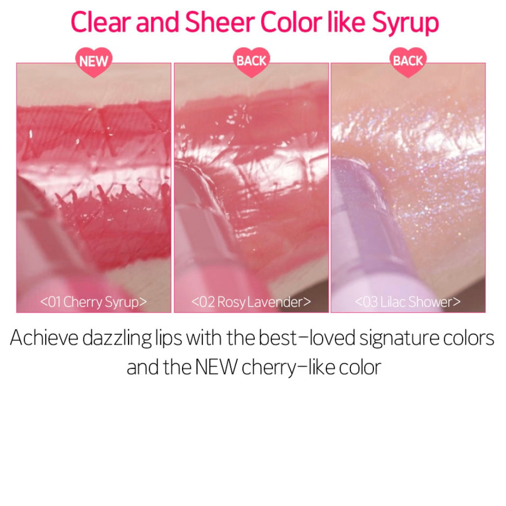 Etude x Shinee REPLAY - Syrup Glossy Balm #Lilac Shower