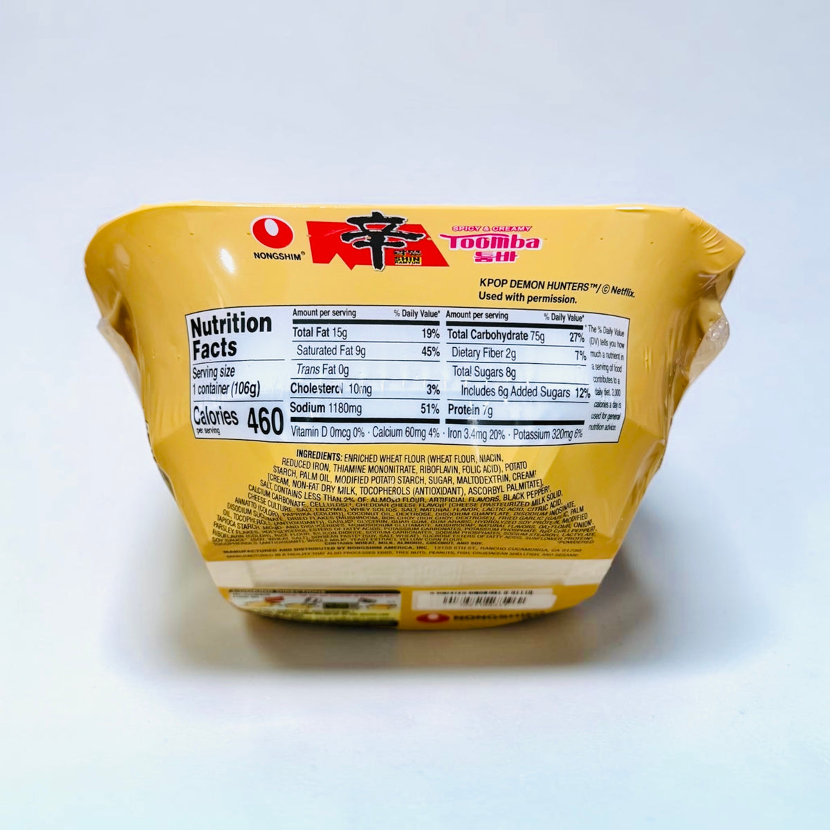 Spicy & Cream Toomba Ramen (picante) Saja Boys Ver.