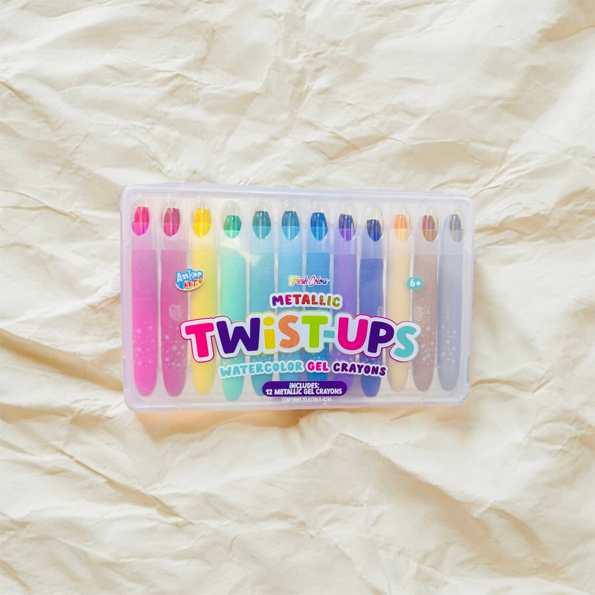 Fresh Colors - Metallic Twist-Up Watercolor Gel Crayon 🖍️