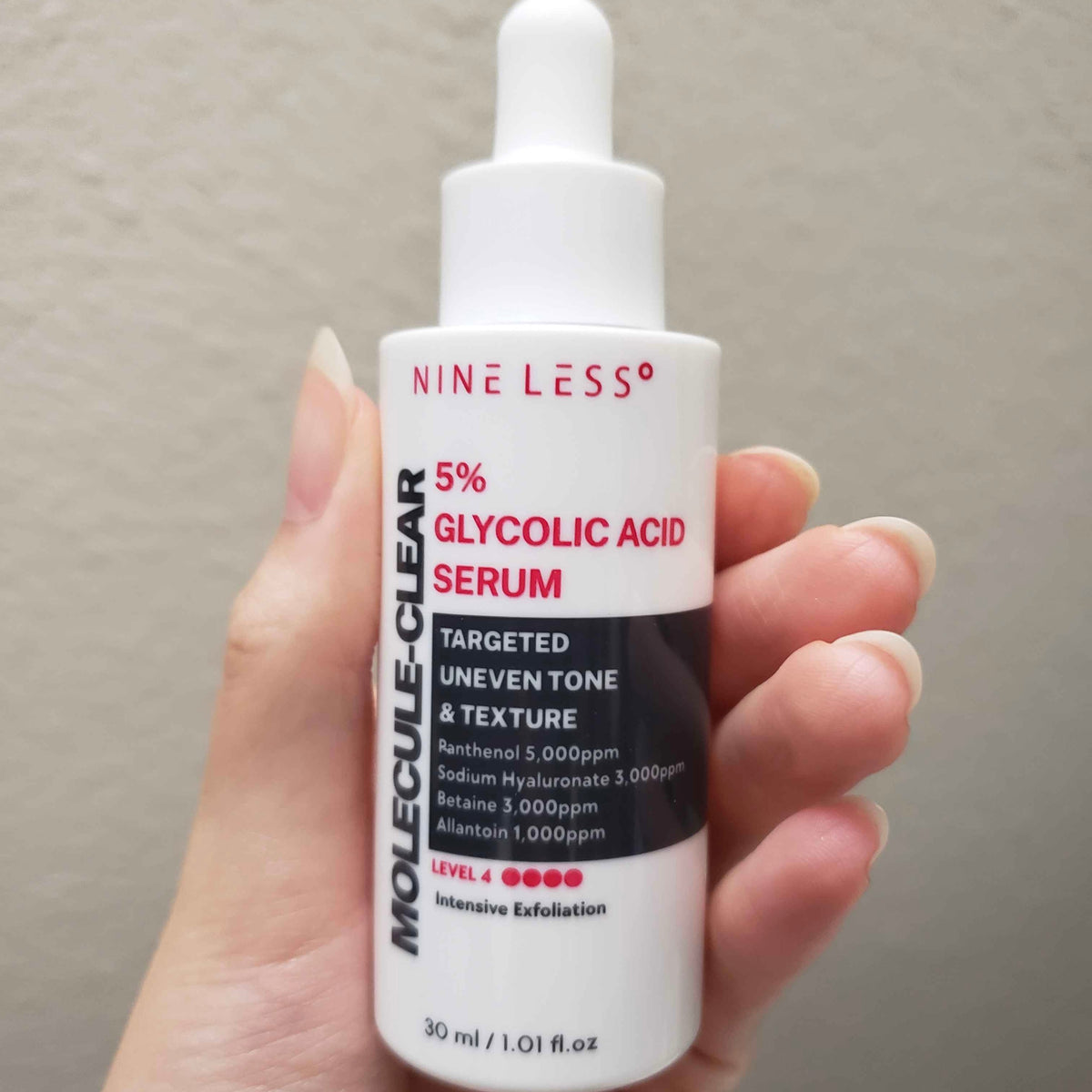 NINE LESS - Molecule-Clear 5% Glycolic Acid Serum 30ml