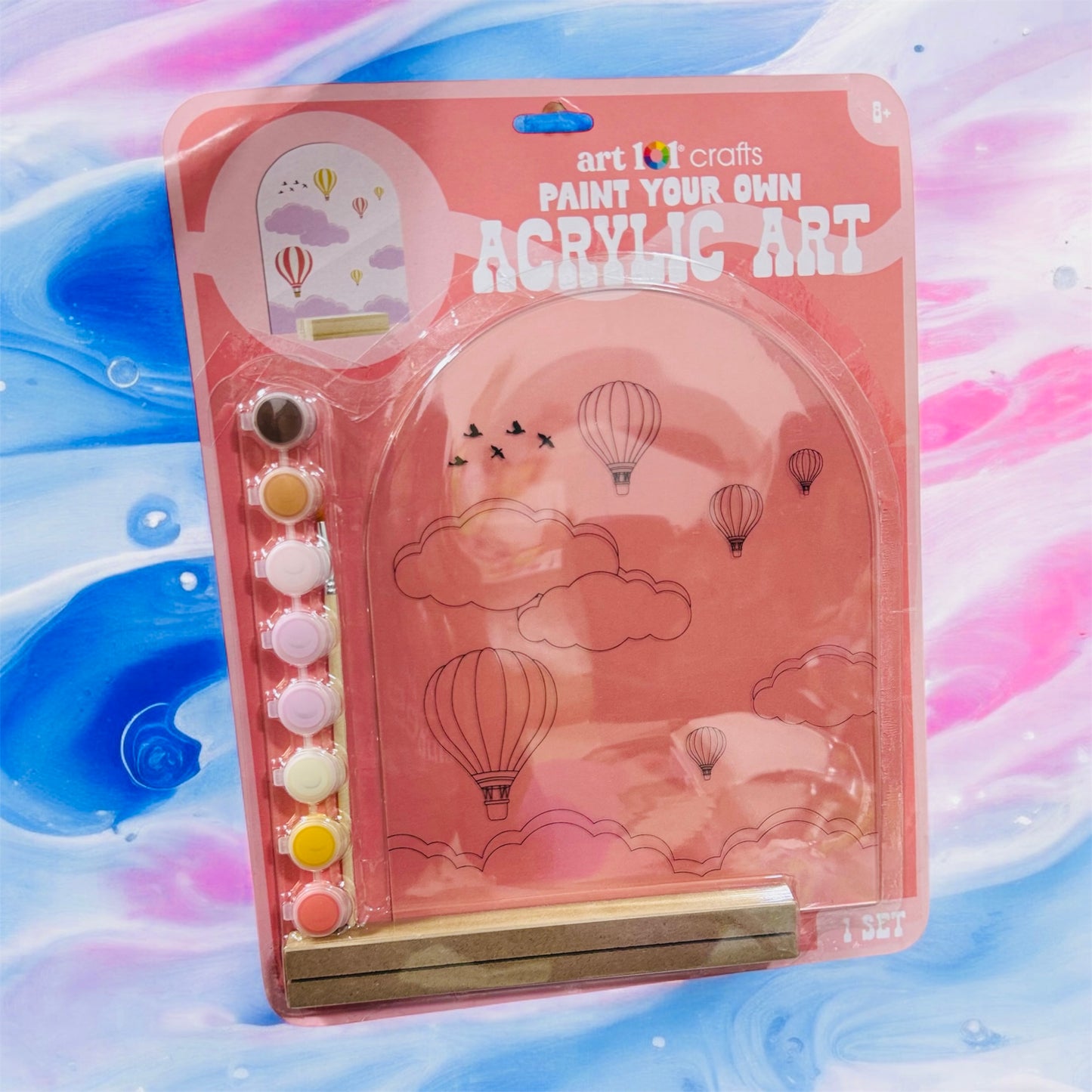 Art 1🎨1 Craft - Paint Your Own Acrilic Art Set (Hot Air Balloon 🎈)