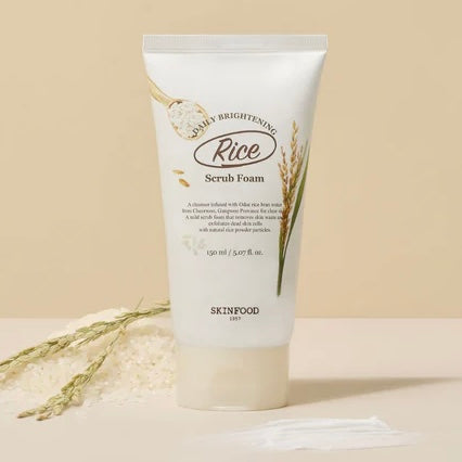 Skinfood - Rice Daily Brightening Scrub Foam 150ml