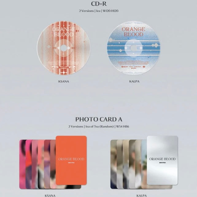 ENHYPEN - 5th Mini Album ORANGE BLOOD (KSANA ver.)(Random ver.)