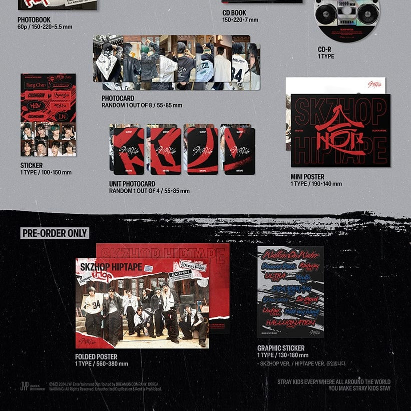 Stray Kids - SKZHOP HIPTAPE ‘合 (HOP)’ (SKZHOP VER.)