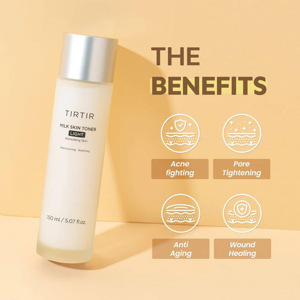 TIRTIR - Milk Skin Rice Toner Light 150ml