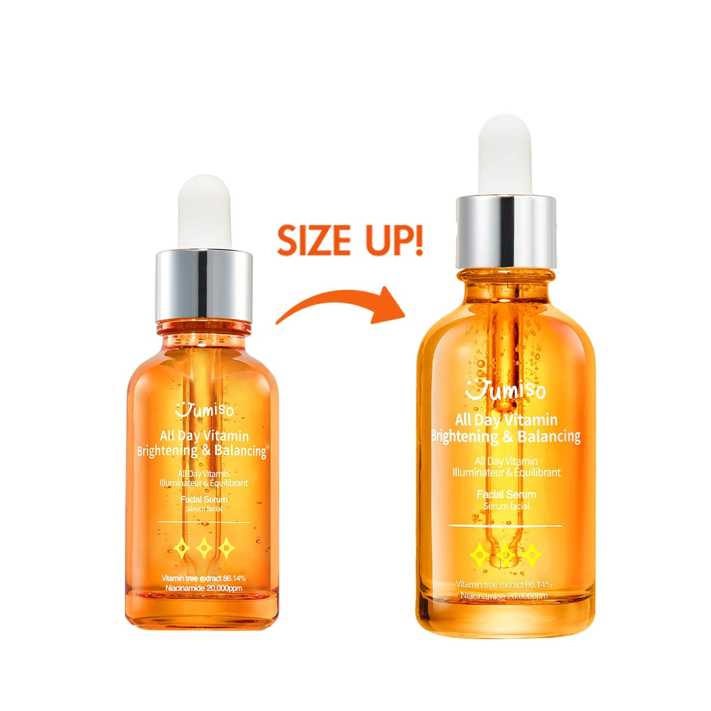 JUMISO - All Day Vitamin Brightening & Balancing Facial Serum Jumbo 50ml