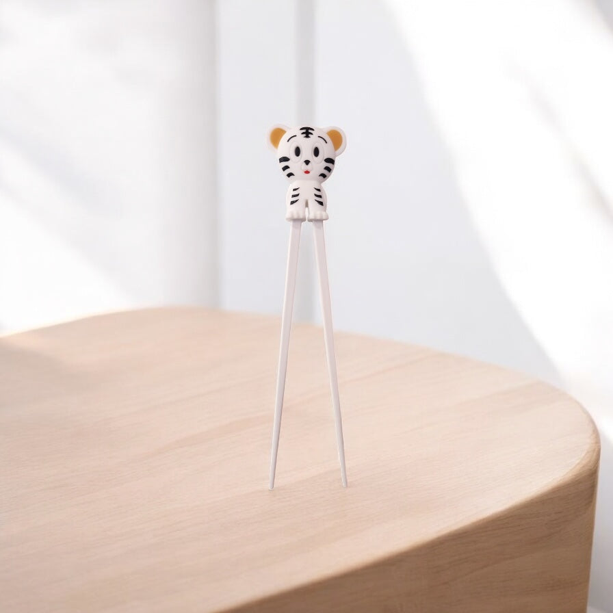 Palillos de ayuda (chopstick helpers) - White Tiger