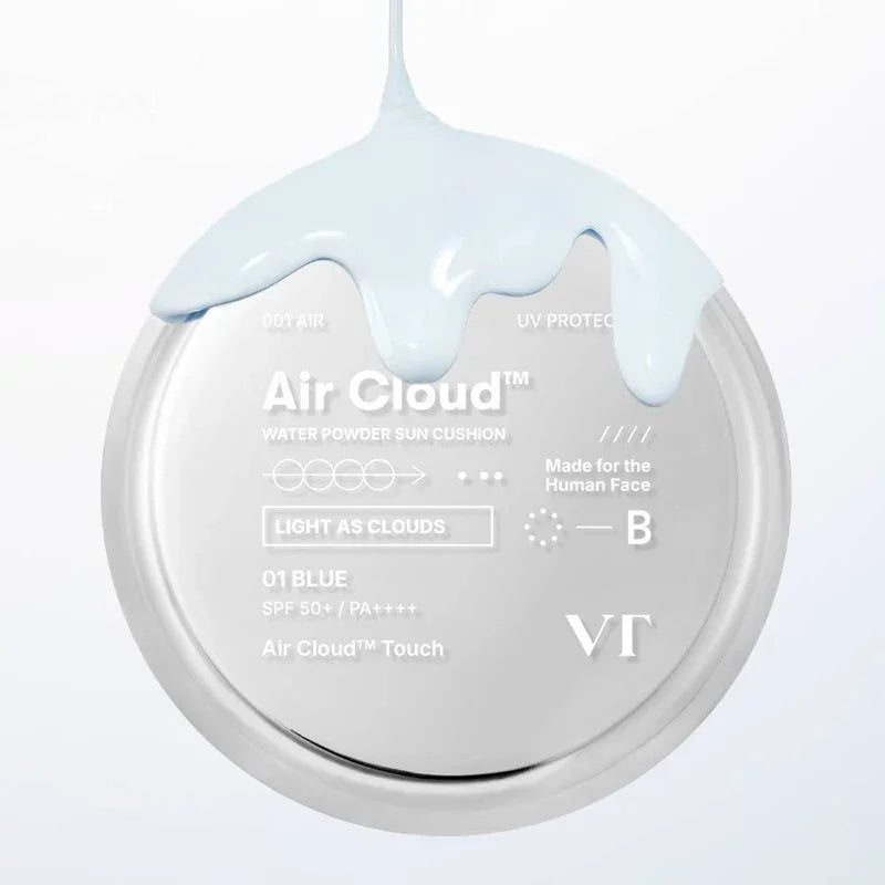 VT - Air Cloud Water Powder Sun Cushion SPF50+ PA++++ 12g