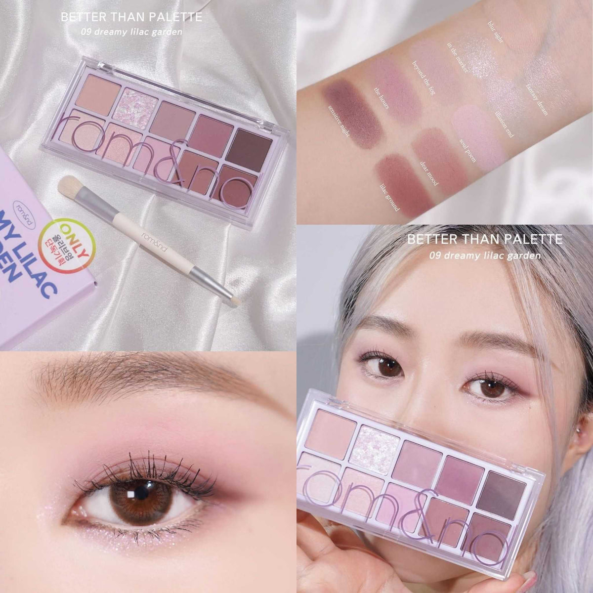 rom&nd - Better Than Palette 09 DREAMY LILAC GARDEN