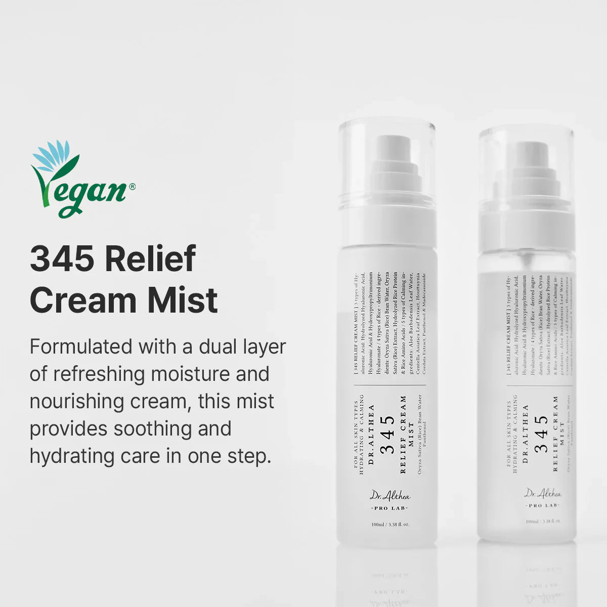 Dr.Althea - 345 Relief Cream Mist -Pro Lab- 100ml
