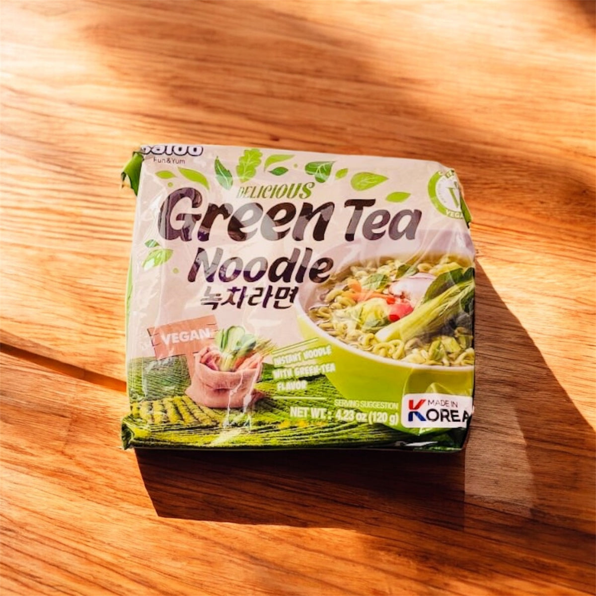 Paldo - Green Tea Noodle (vegan)