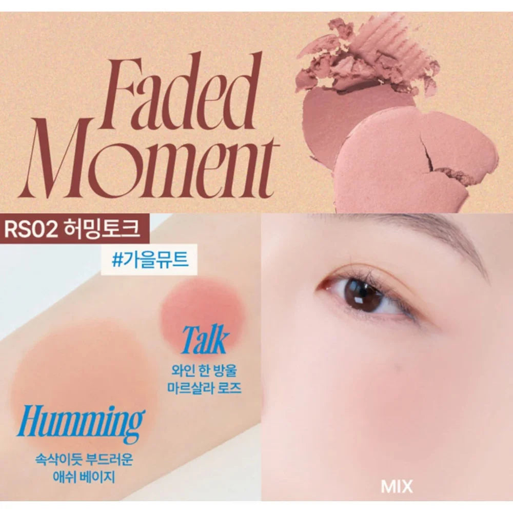FWEE- Mellow Dual Blusher RS02 Humming Talk 7.2g