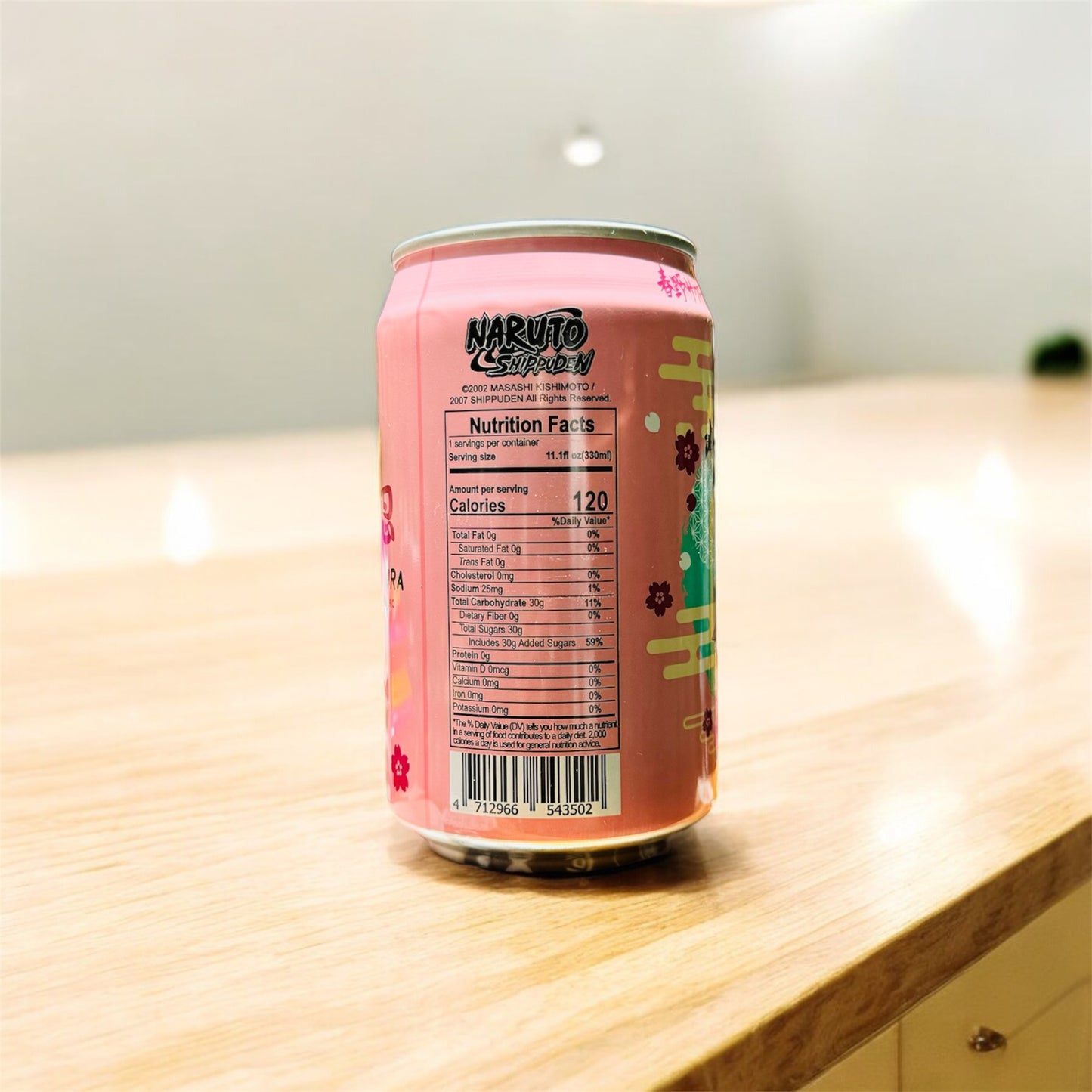 Naruto - Lychee Flavor Sparkling Water (Sakura)