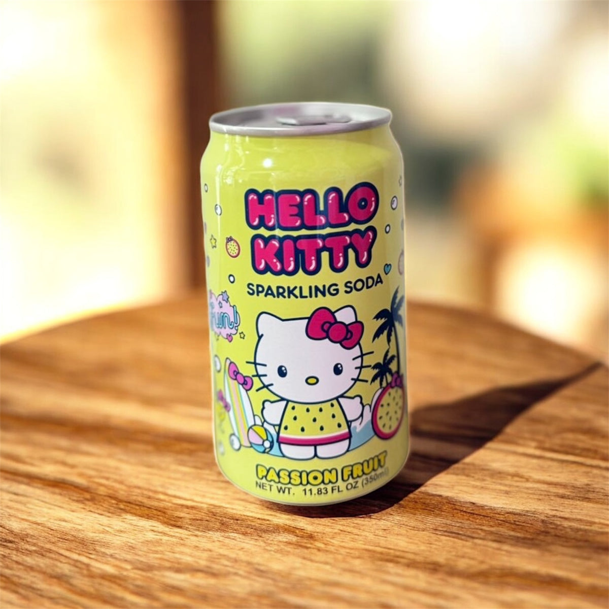 Hello Kitty Passion Fruit Sparkling Soda