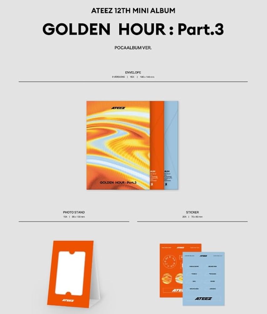 ATEEZ - 12th MINI ALBUM – GOLDEN HOUR : Part.3