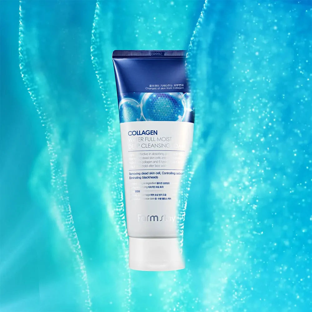 Farm Stay - Collagen Water Full Moist Deep Cleansing Foam - 180ml