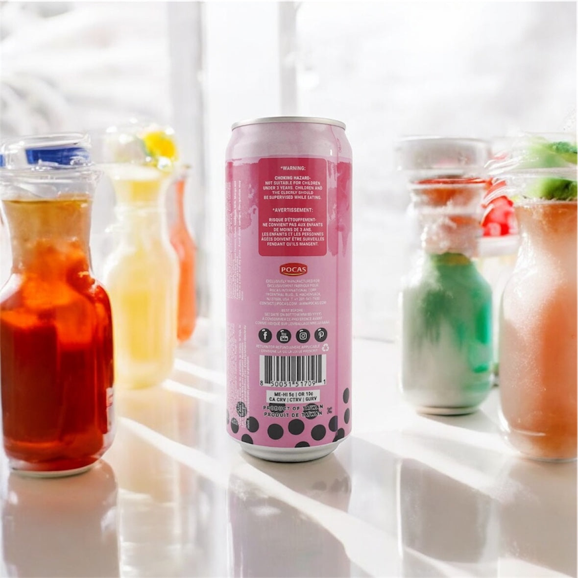 Pocas - Bubble Tea Strawberry flavor