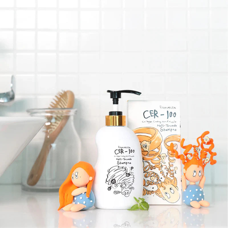 Elizavecca - CER 100 Collagen Coaiting Hair A+ Muscle Hell Tornado Shampoo