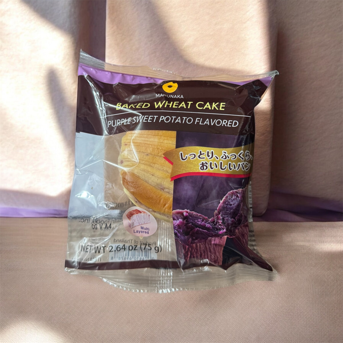 Baked Wheat Cake Purple Sweet Potato Flavor