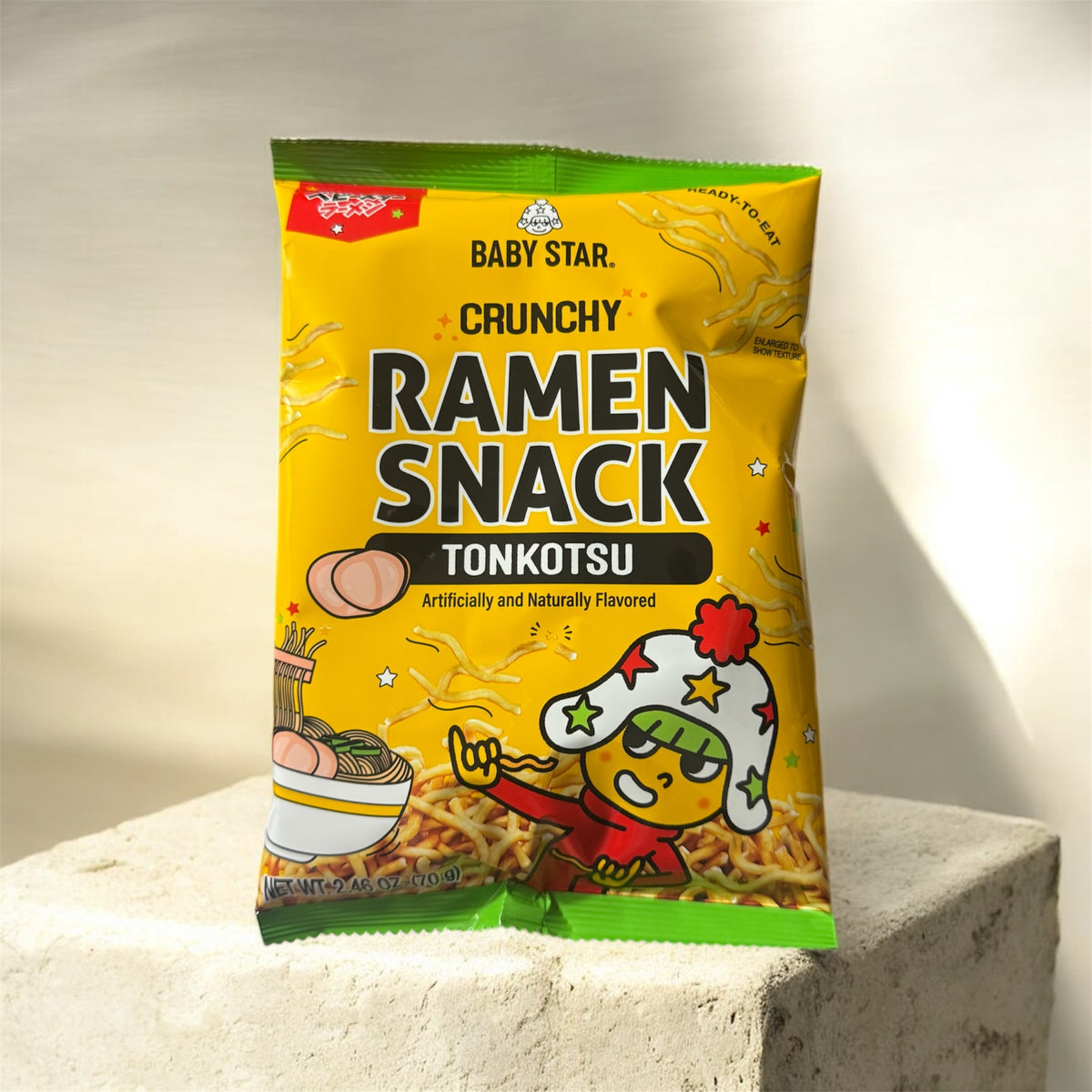 Baby Star - Crunchy Ramen Snack Tonkotsu