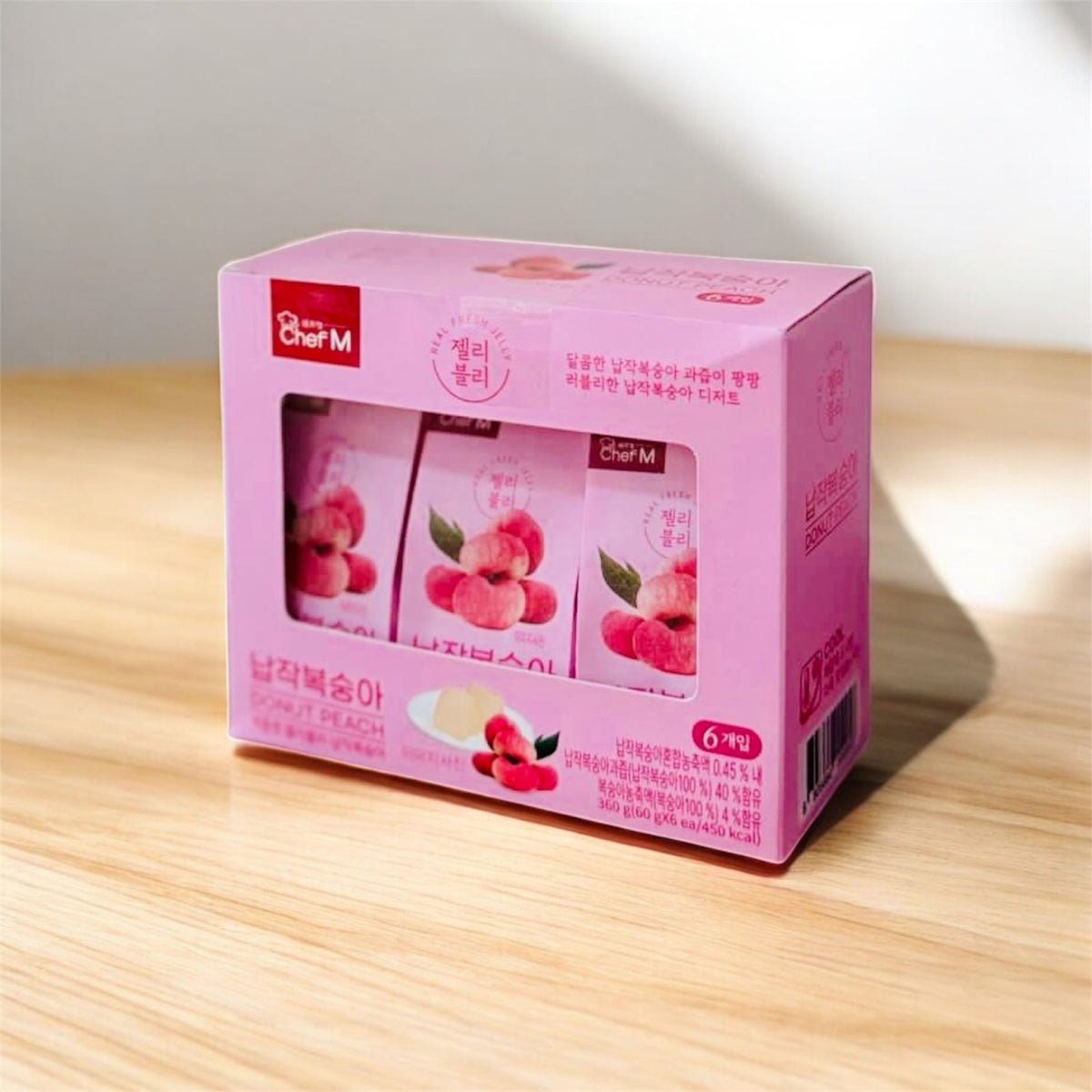 Chef M - Jellyvely Donut Pesch Flavor Jelly (box)