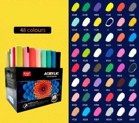 Acrylic Paint Markers Set 48 colors