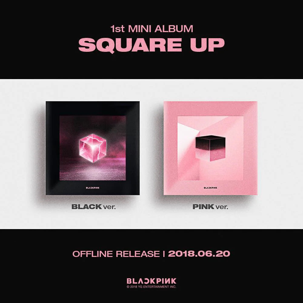 BLACKPINK - Mini Album Vol.1 [SQUARE UP] (2 TYPE Random) – Asia's