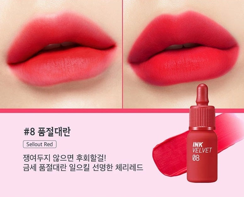 Peripera - Ink The Velvet #08 SELLOUT RED