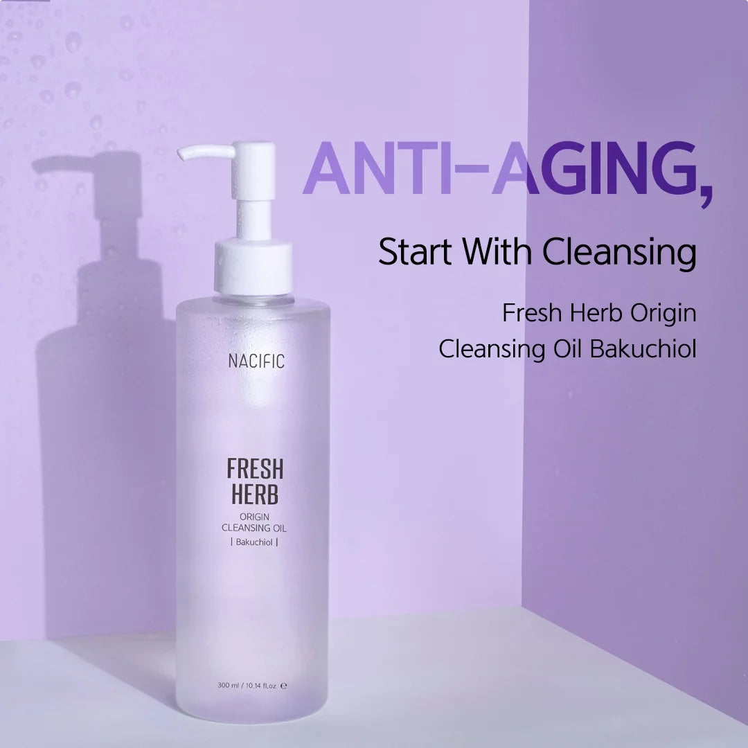 Nacific - Fresh Herb Origin Cleansing Oil Bakuchiol 300ml