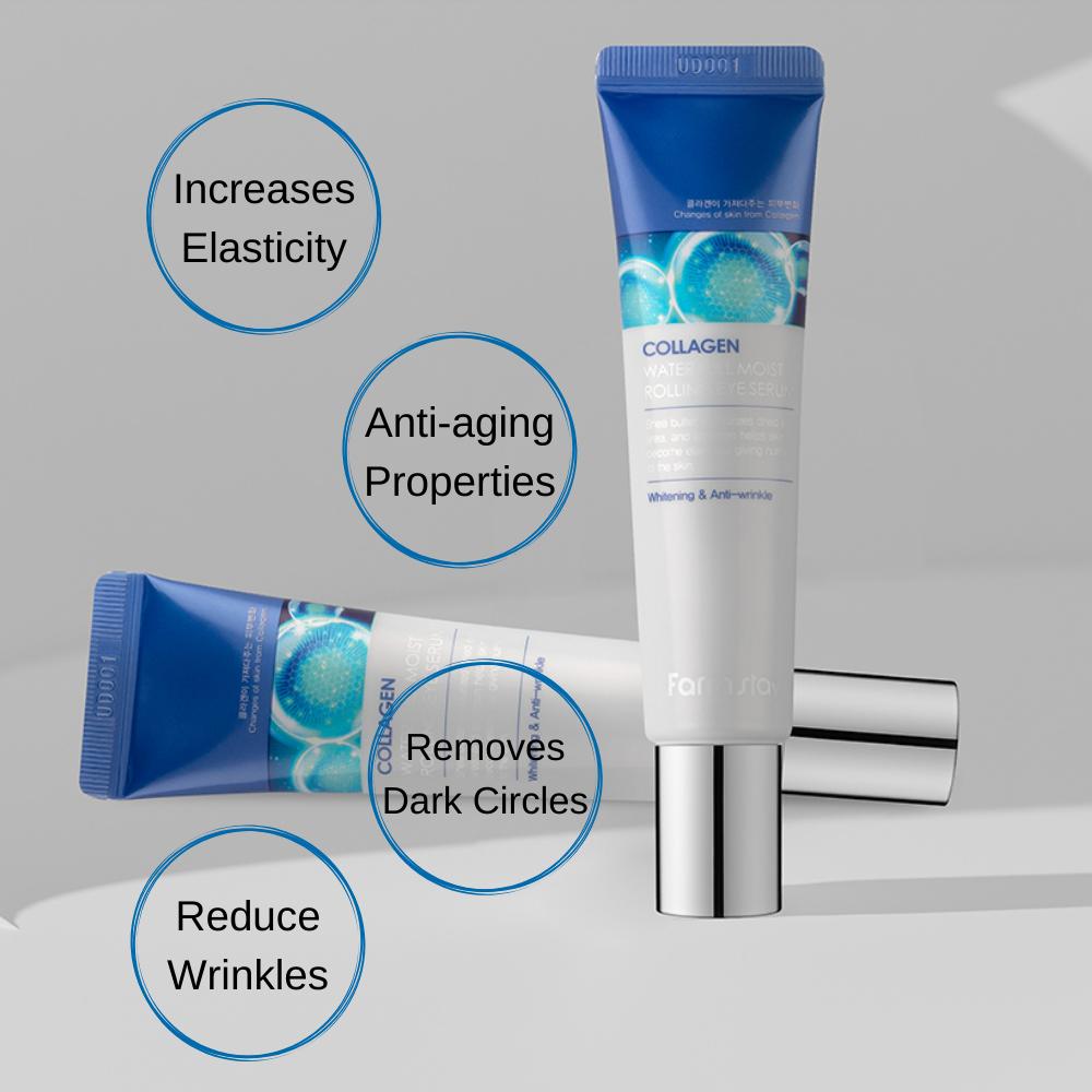 Farm Stay - COLLAGEN WATER FULL MOIST ROLLING EYE SERUM