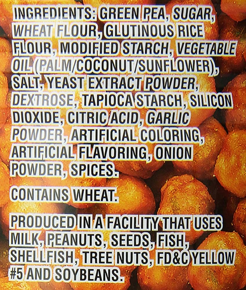 Sriracha Flavored Peas Chili Garlic