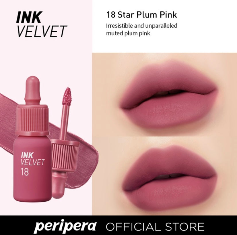 Peripera - Ink The Velvet 18 Star Plum Pink