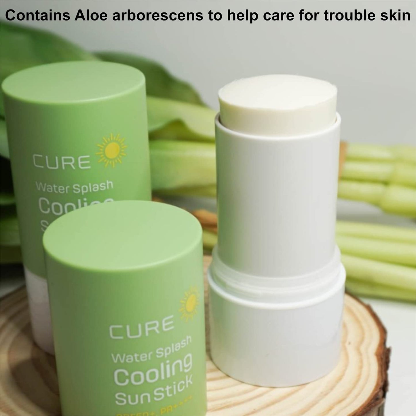 KIMJEONGMOON-ALOE - Cure Water Splash Cooling Sun Stick 23g SPF50+ PA++++