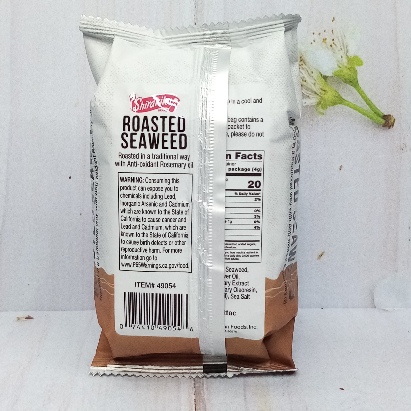 Roasted Seaweed with Rosemary oil