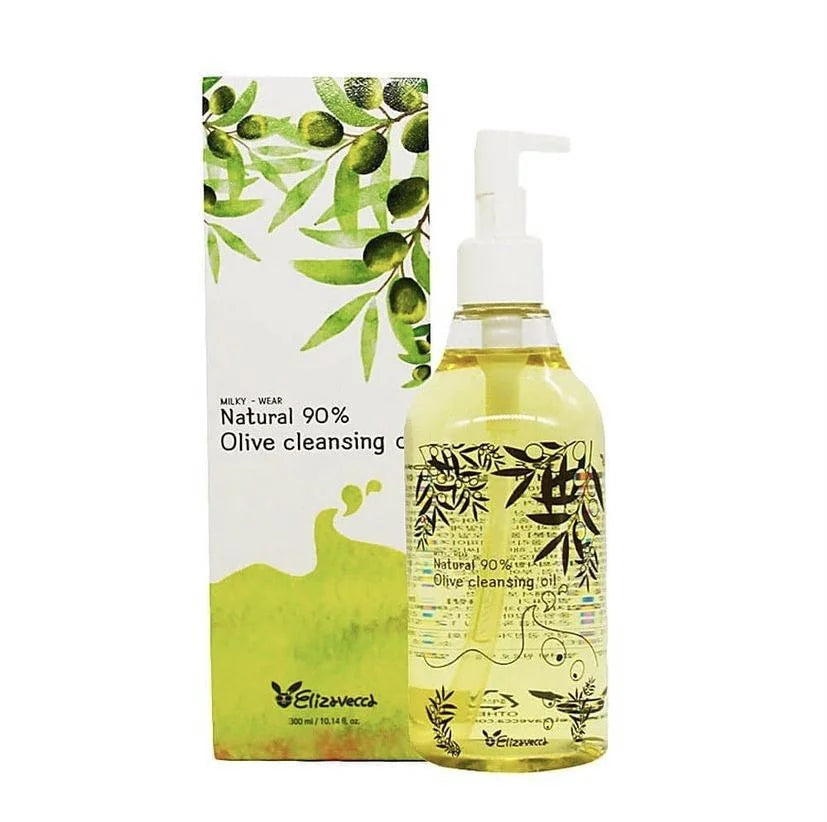 Elizavecca - Milky Wear Natural 90% Olive Cleansing Oil 300ml – Asia's ...