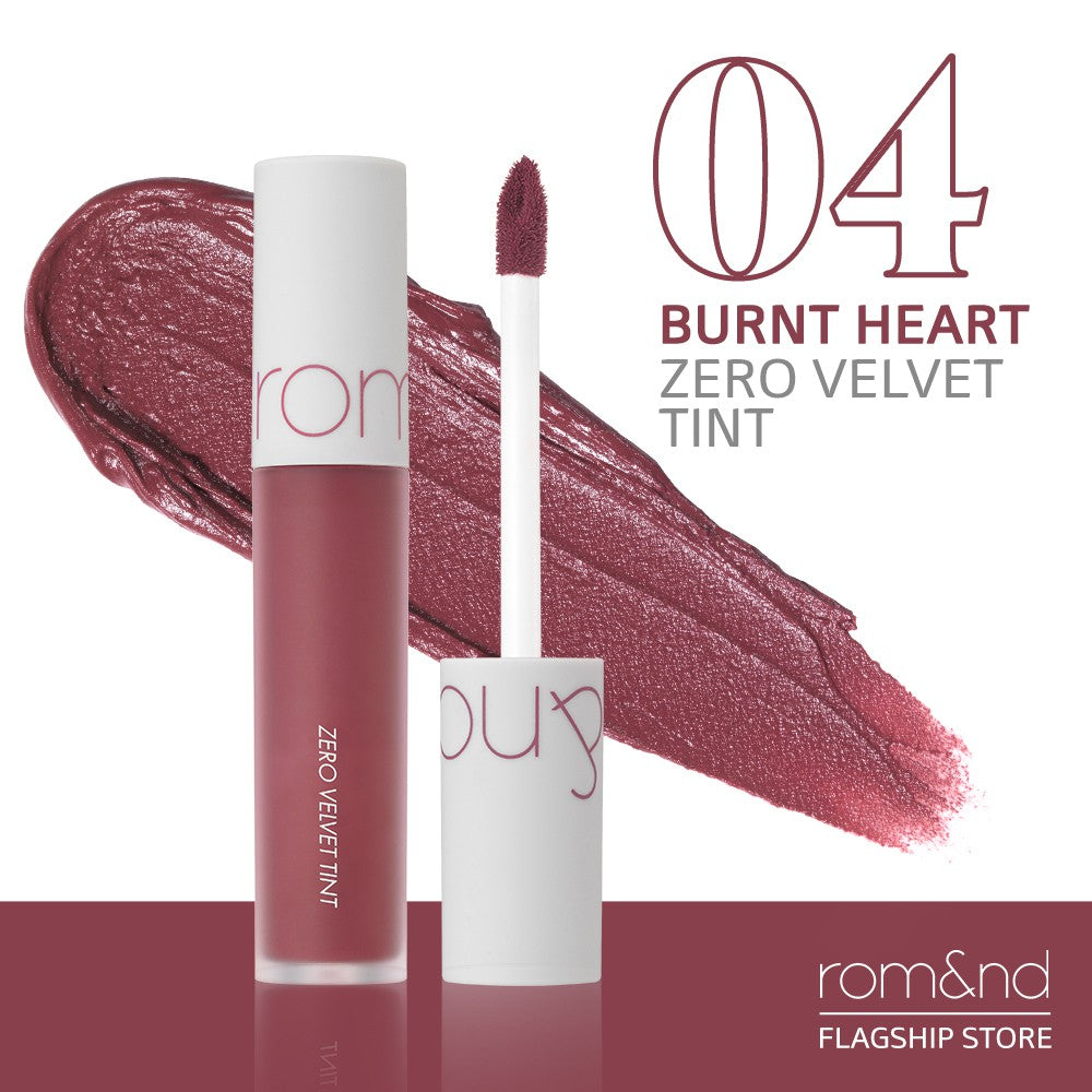 rom&nd - ZERO VELVET TINT 04.BURNT HEART
