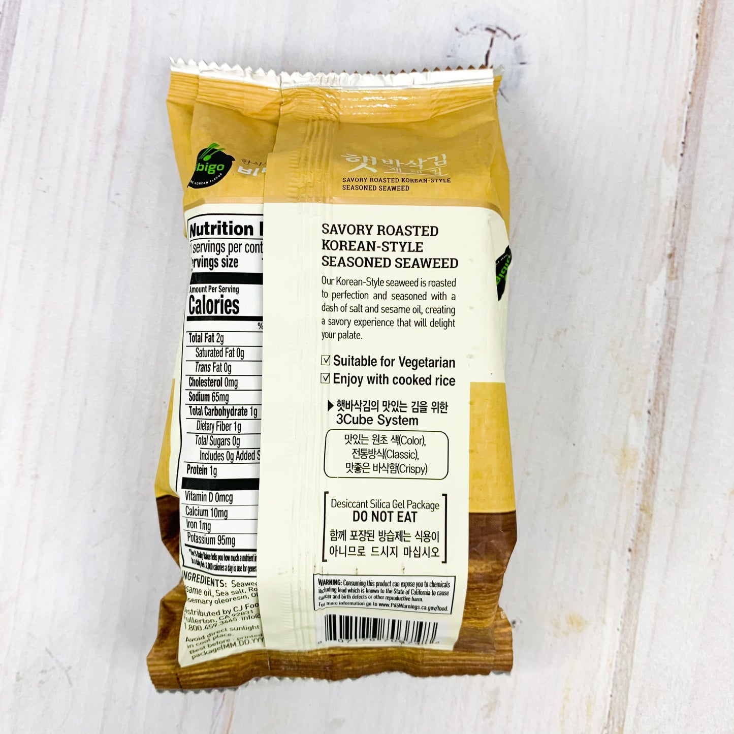 Bibigo Seasoning Seaweed - BBQ